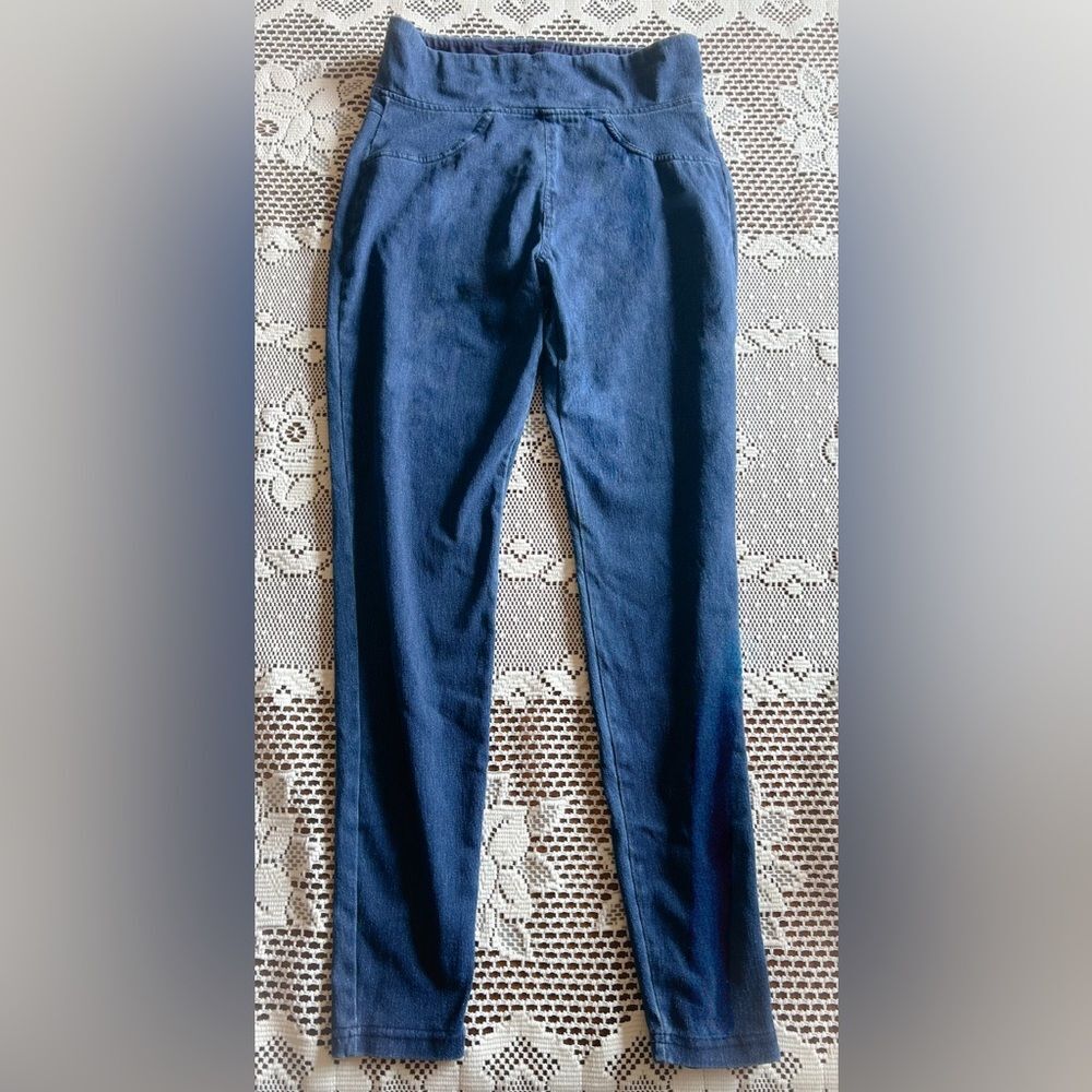 A New Day Women’s Stretch Dark Blue Denim Jeggings Legging Jeans Size Small S